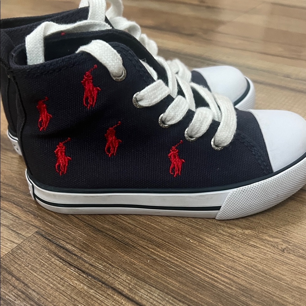 Polo by Ralph Lauren Kids' Navy and Red Sneakers